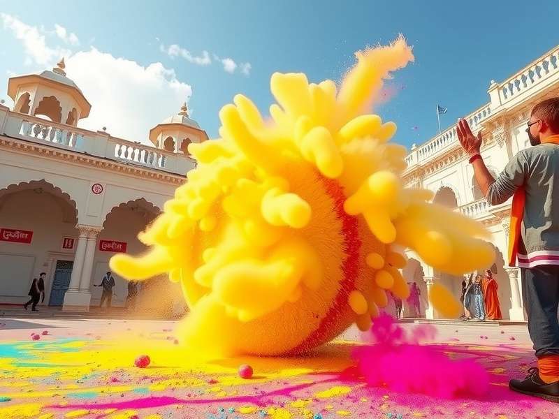 Rainbow Holi Blast regional festival celebrations